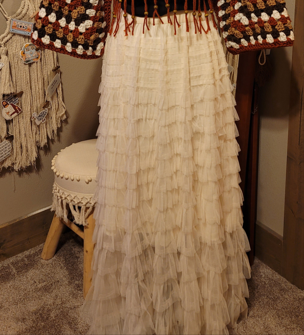 Ruffle skirt