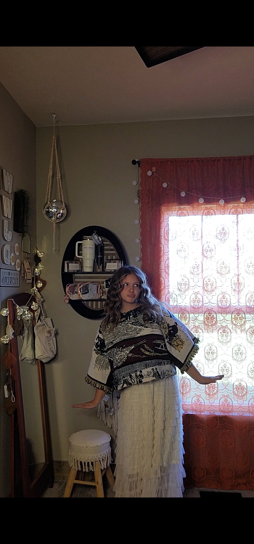 Ice skating blanket sweater