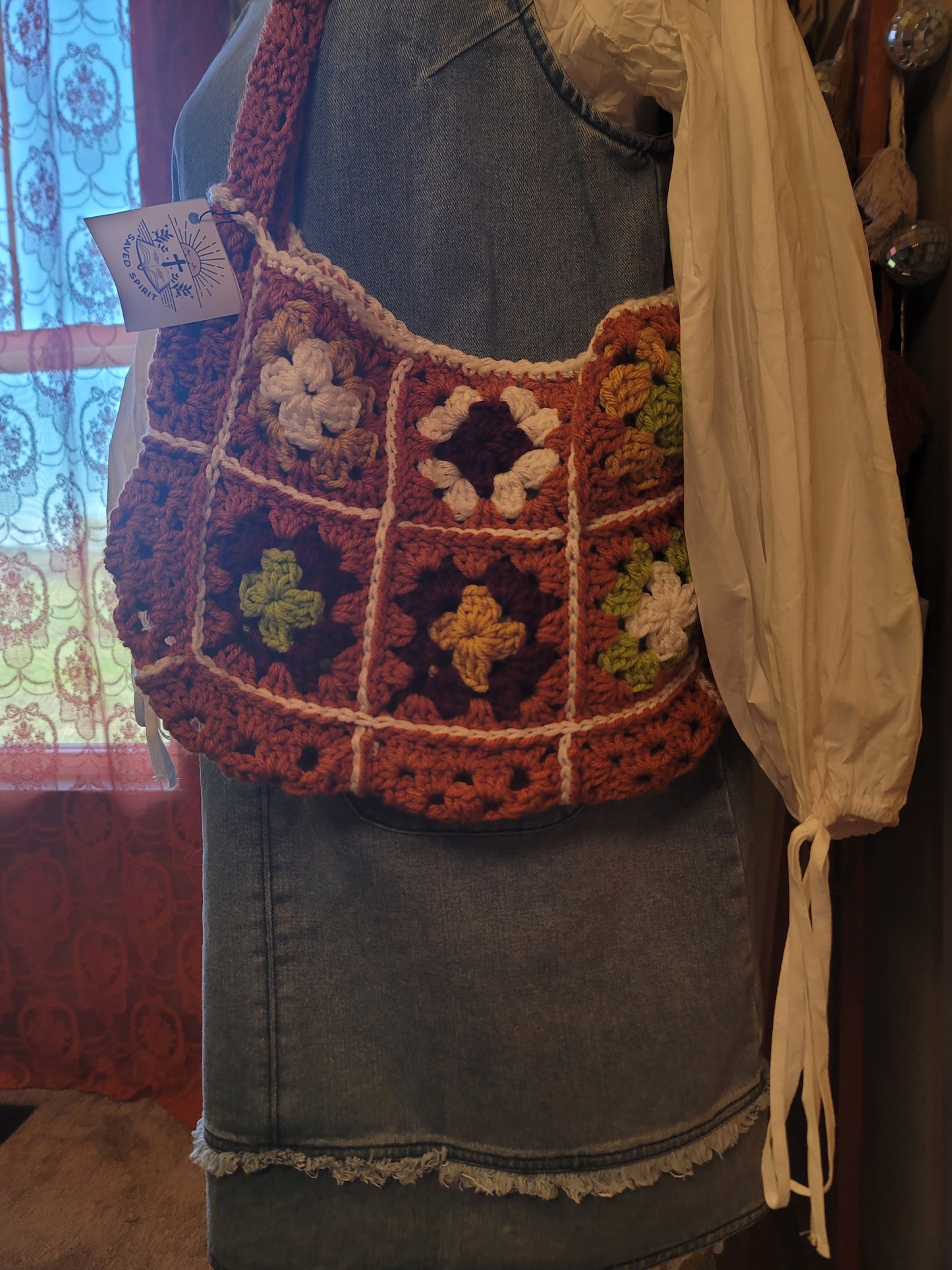 Fall crochet bag
