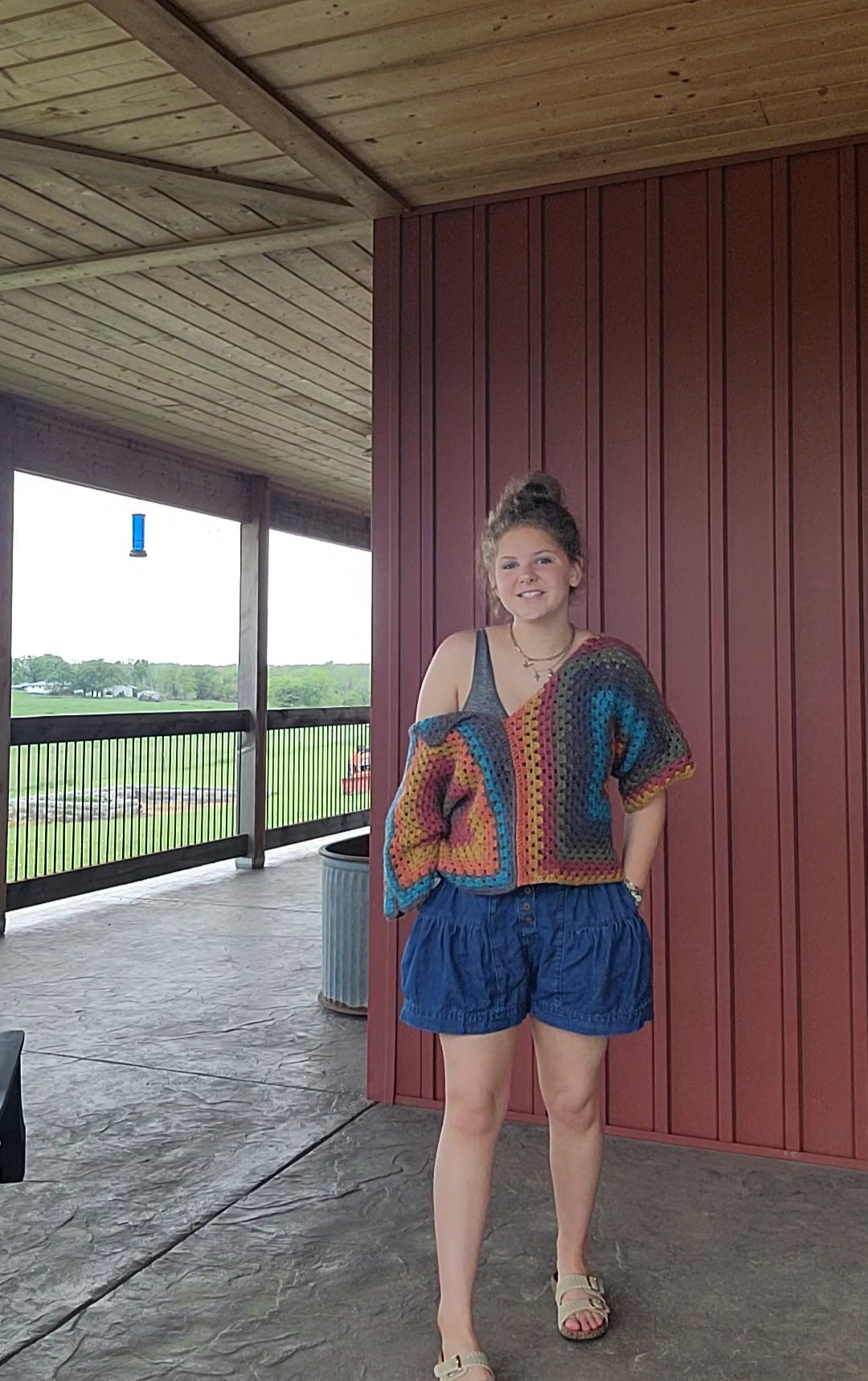 Denim Shorts (button up)