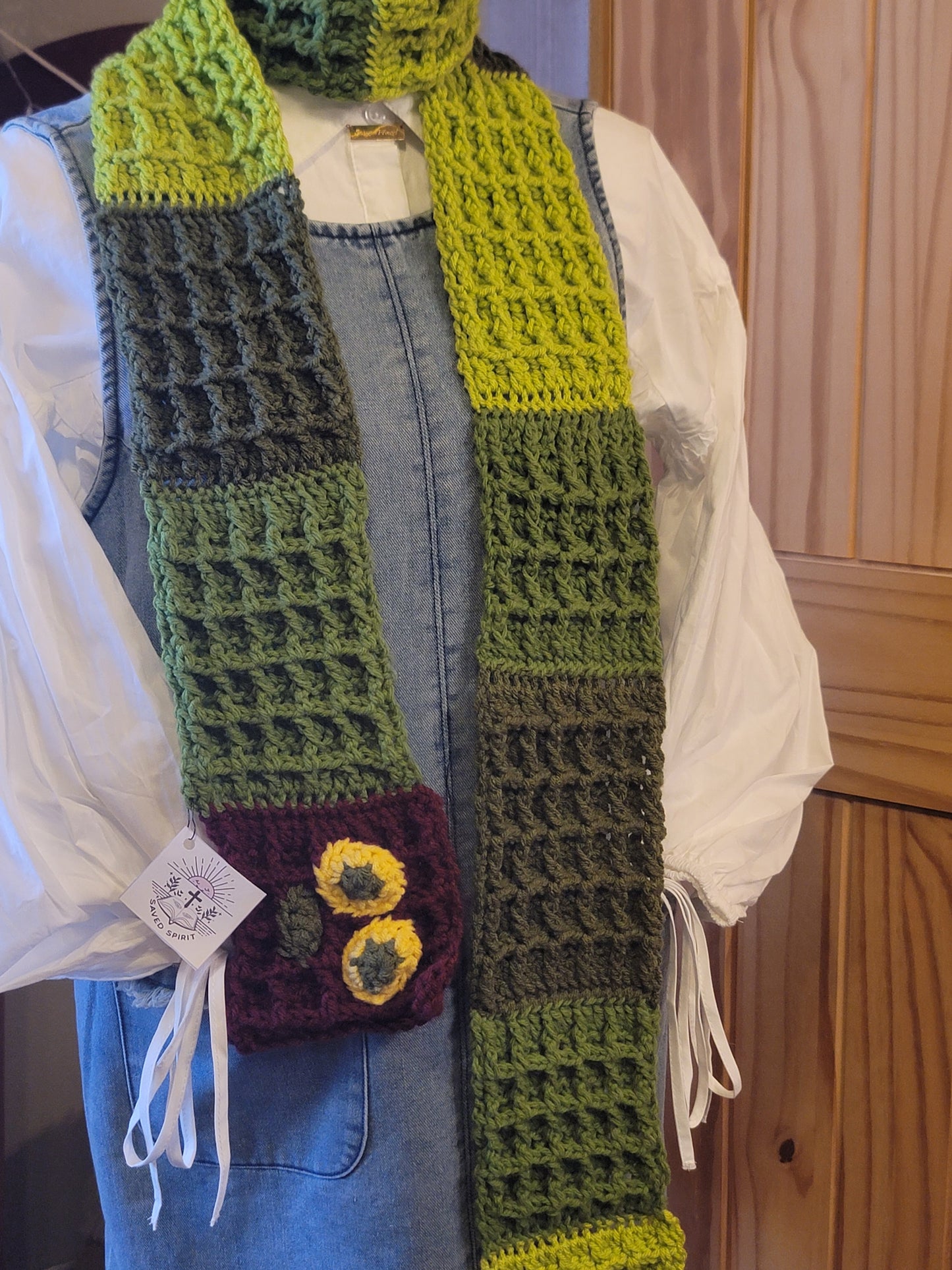 hungry caterpillar scarf