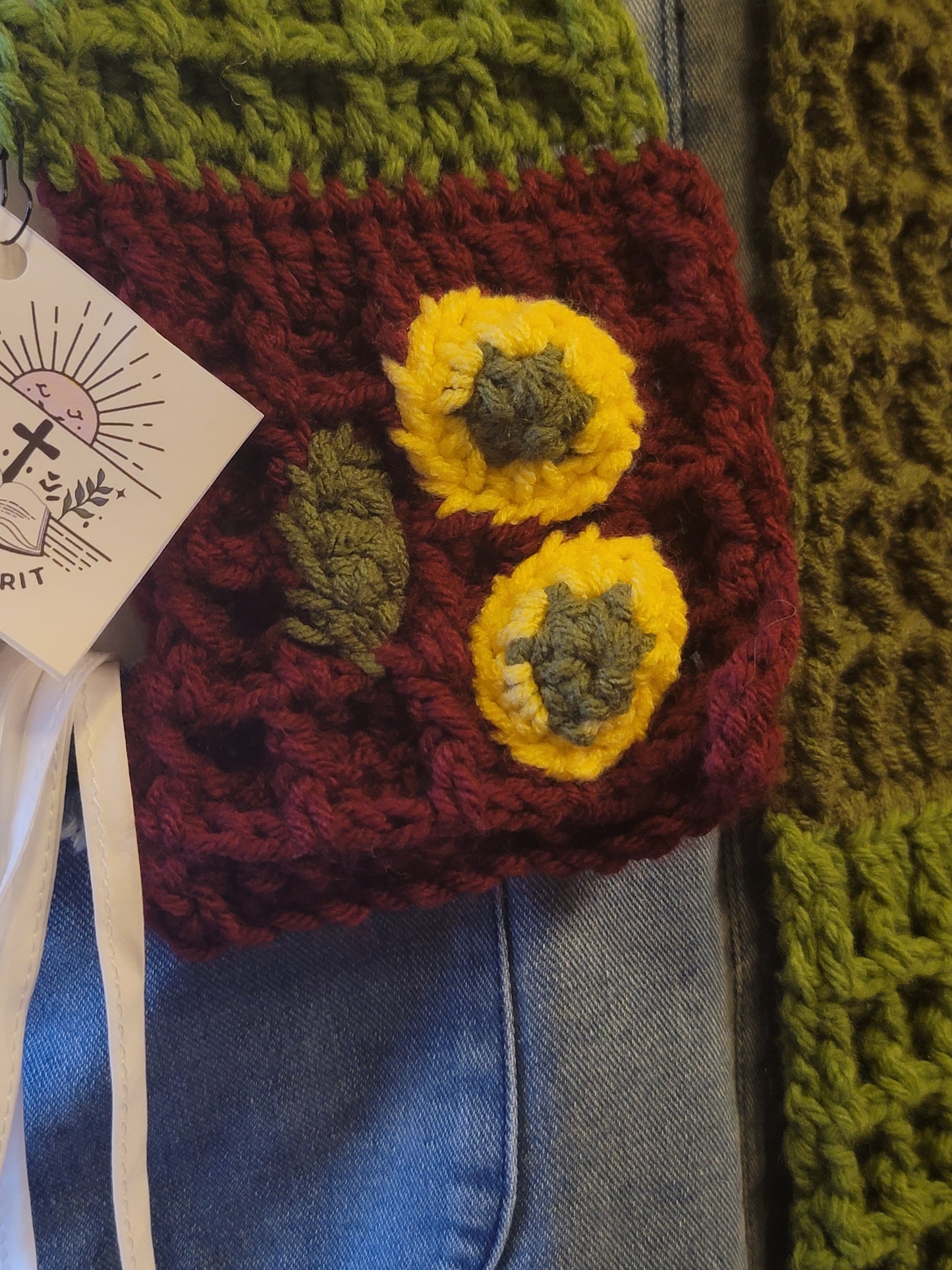 hungry caterpillar scarf
