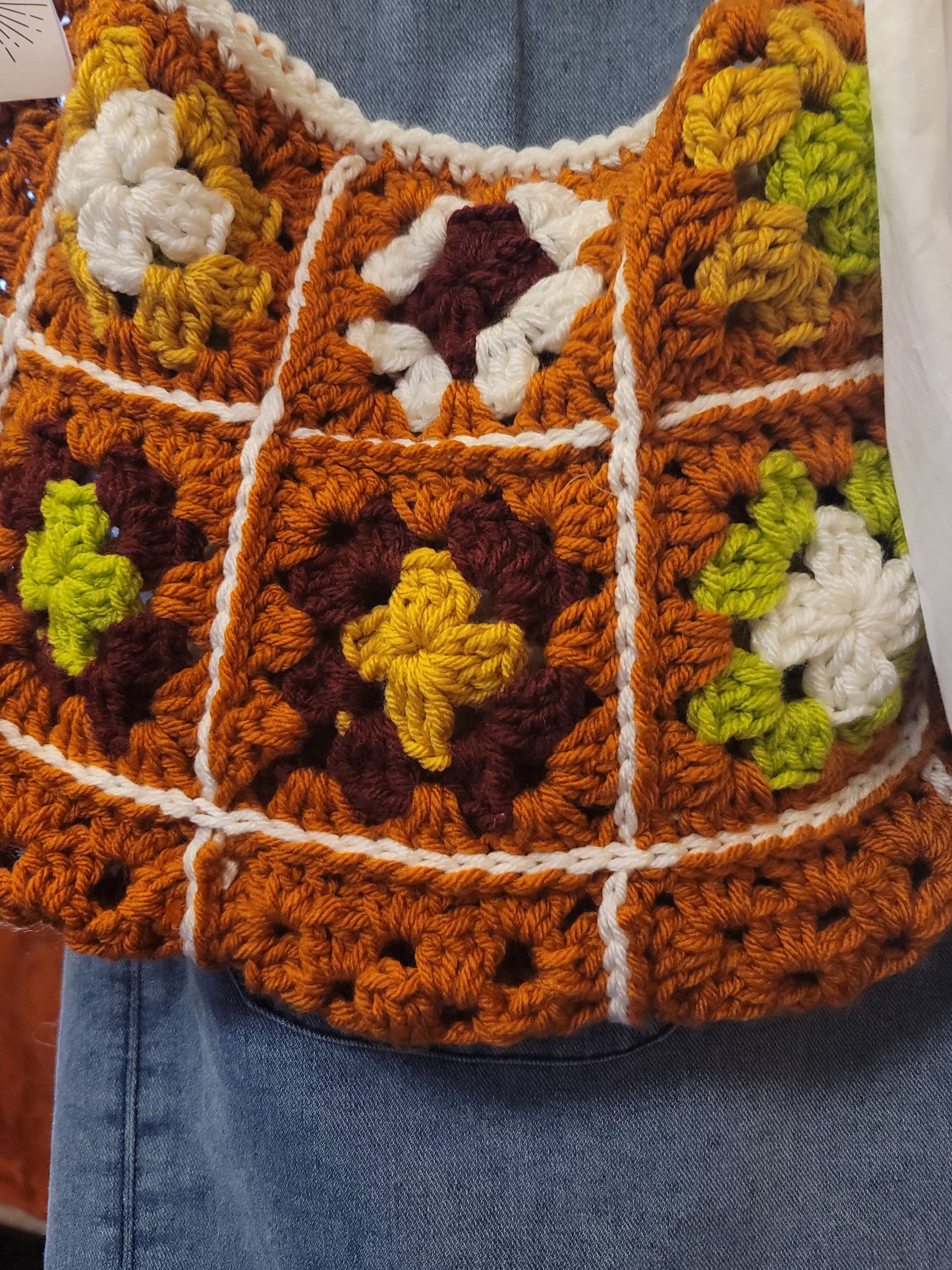 Fall crochet bag