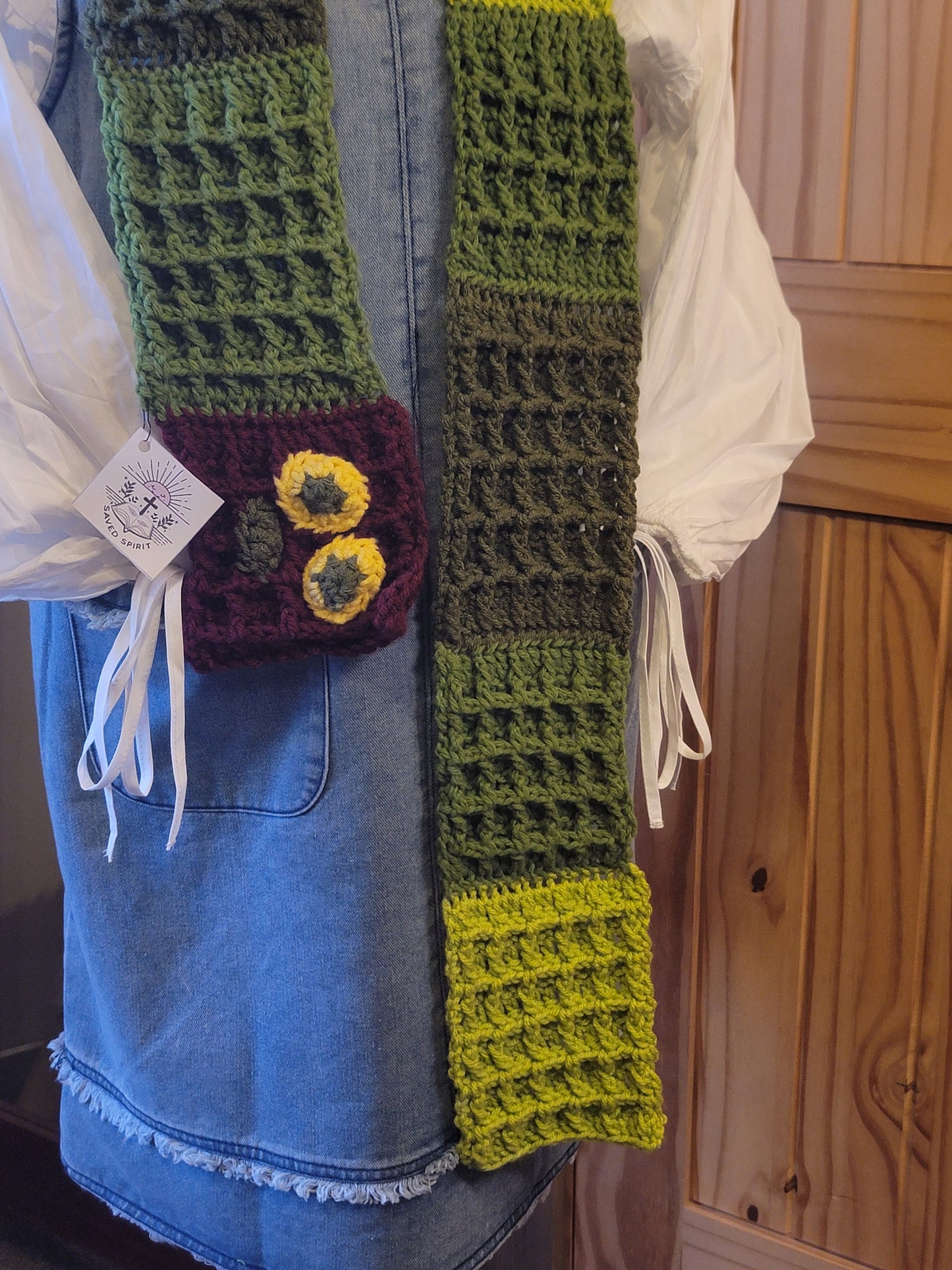 hungry caterpillar scarf
