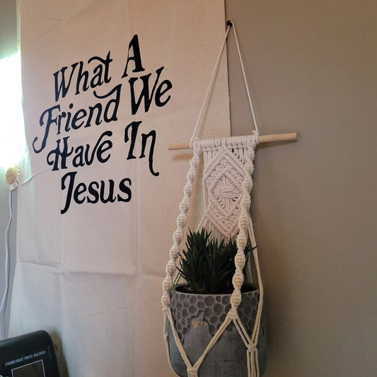 What a friend tapestry