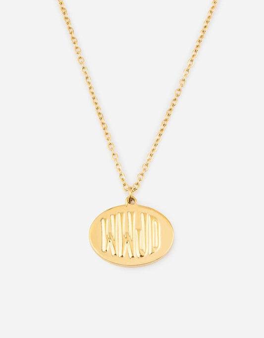 Gold WWJD necklace