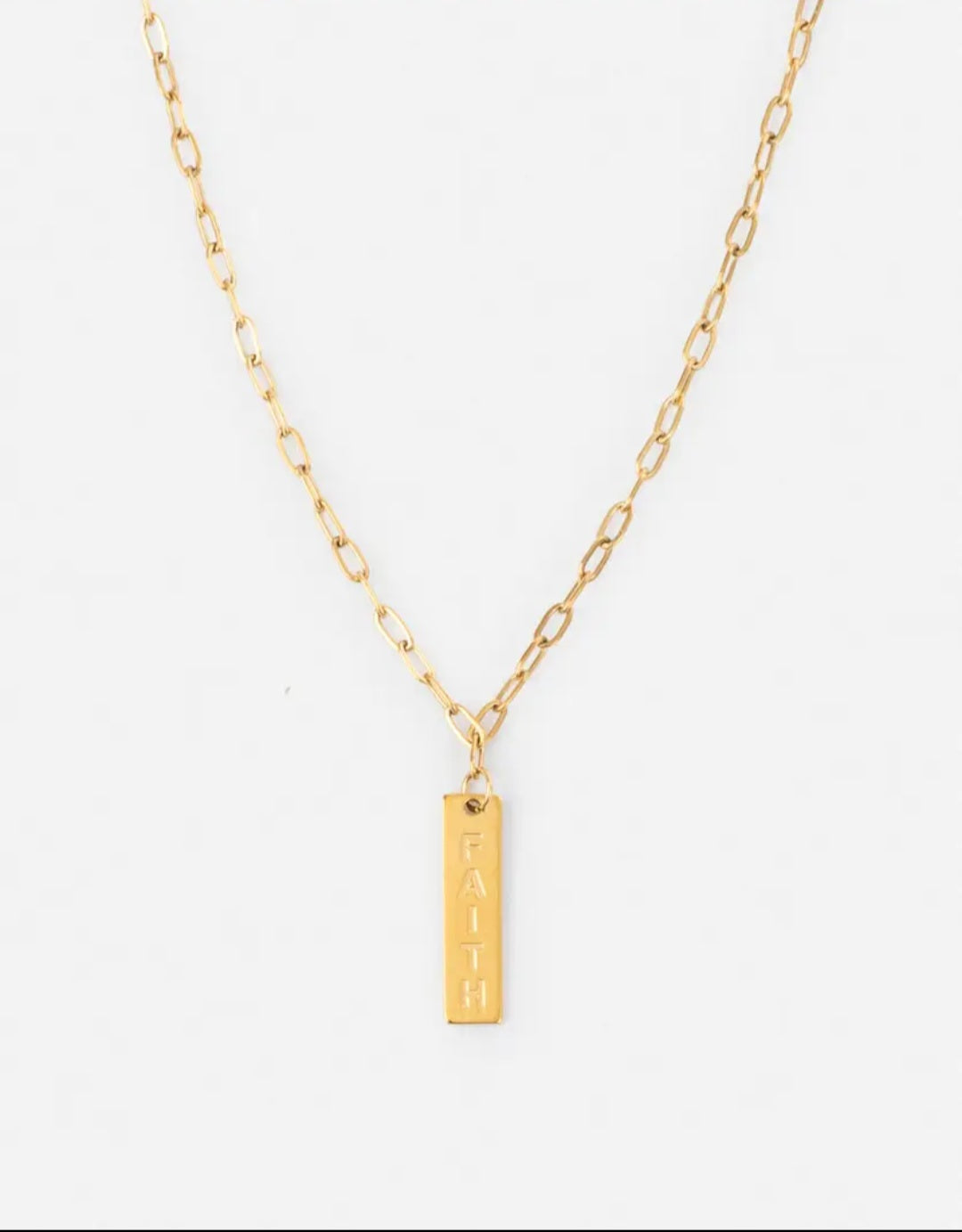 Faith necklace