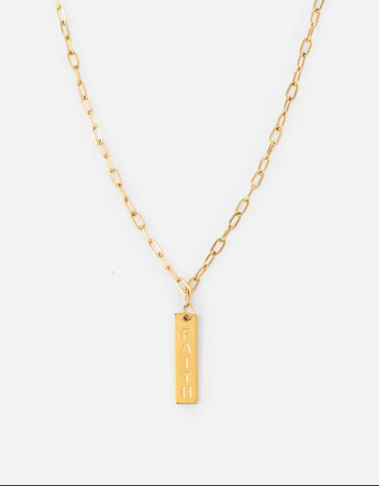 Faith necklace