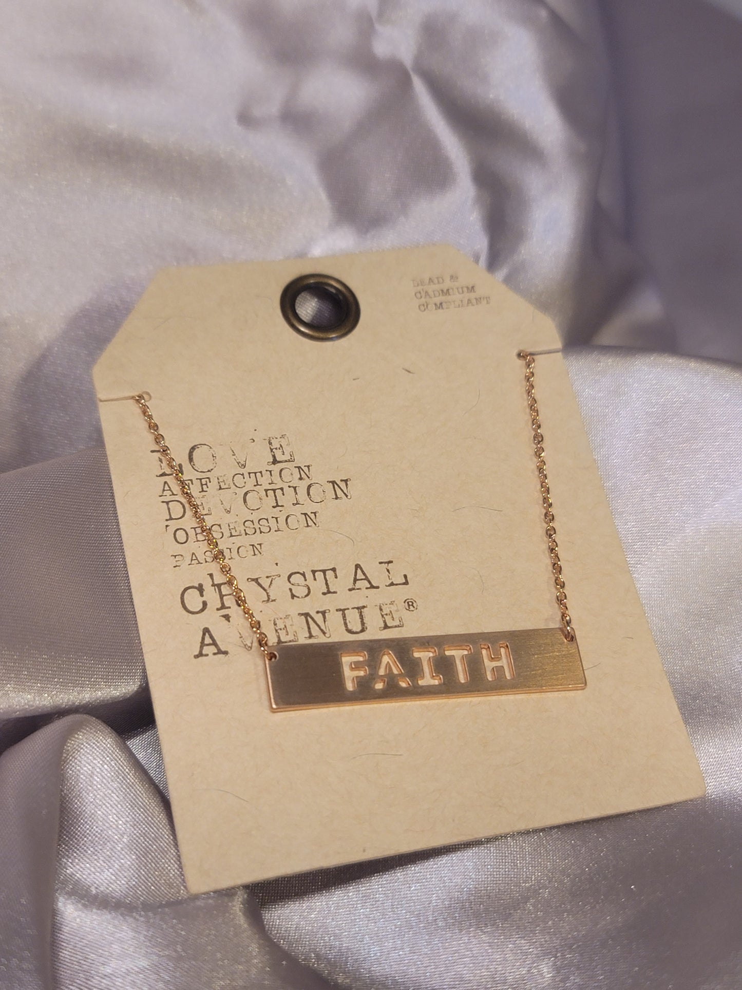 Faith necklace