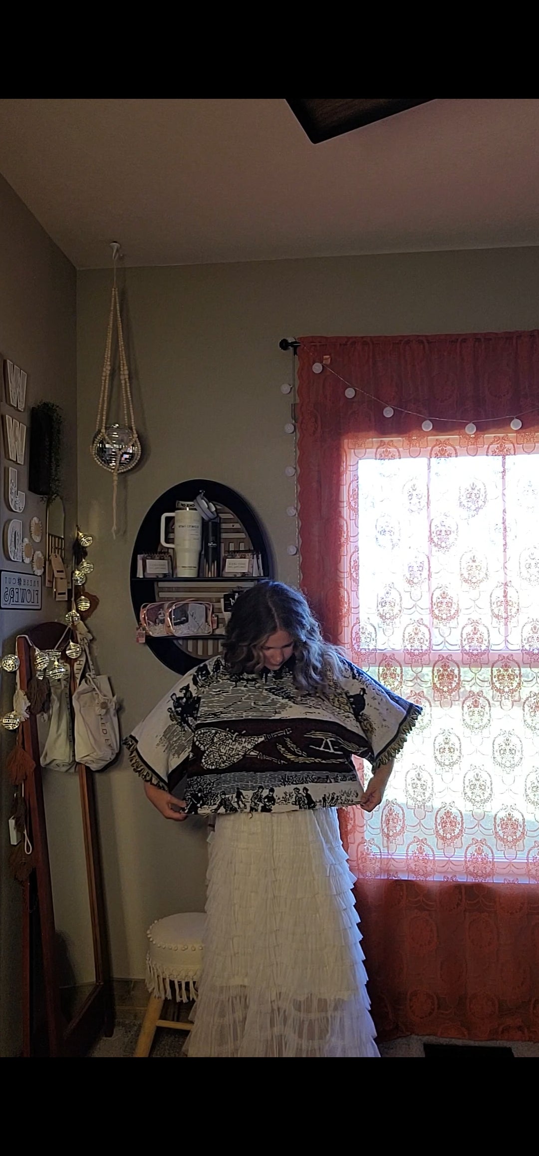 Ice skating blanket sweater